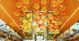 ▲『SUN×2はじけるサマーグルメフェスティバル 淡路島西海岸』で実施中のフォトスポット ▲『SUN×2はじけるサマーグルメフェスティバル 淡路島西海岸』で実施中のフォトスポット