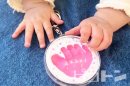 赤ちゃんの足形キーホルダー 赤ちゃんの足形キーホルダー