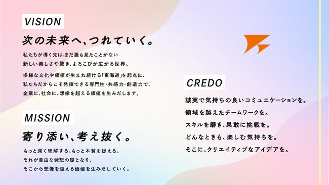 株式会社JR東海エージェンシー、企業ビジョン「次の未来へ、つれていく。」を制定。コーポレートロゴも刷新