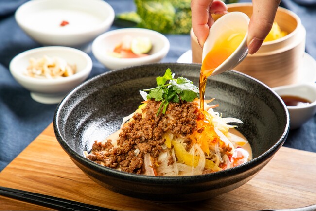 冷やしグルメの定番！甜麺醤と花山椒香る具材たっぷり『冷やし担々麺』が7月限定ランチで登場 ～銀座バグースプレイス～