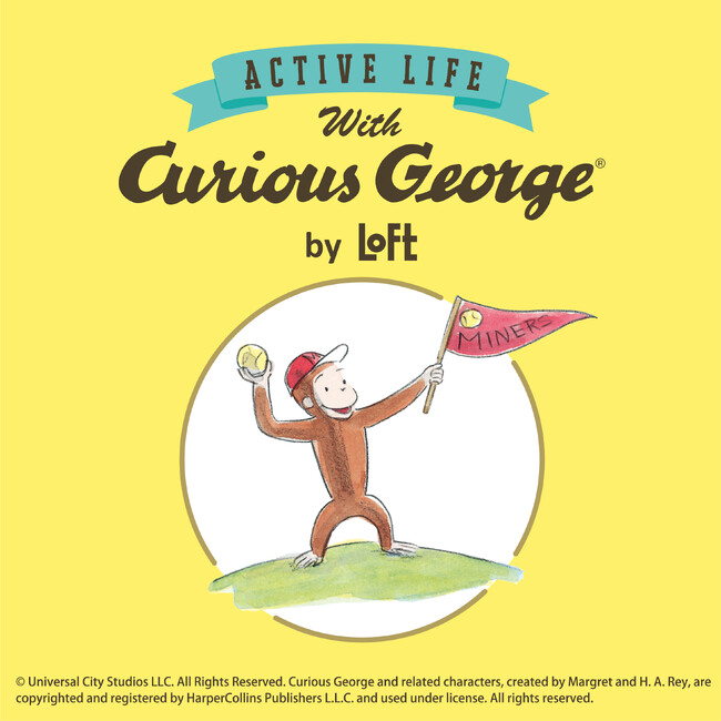 【ロフト】「おさるのジョージ」のロフト限定雑貨コレクション第４弾！「ACTIVE LIFE with Curious George by LOFT」