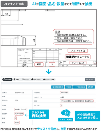 【SellBOT】図面のテキストをAIが自動判別して抽出