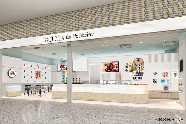 全国初出店！　メレンゲスイーツの『Petitrier』と“Roots of Kawaii”内藤ルネがコラボレーションしたカフェ『RUNE de Petitrier』 が7月11日(木)にOPEN!!