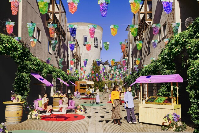 【星野リゾート　リゾナーレ八ヶ岳】秋の味覚「葡萄」を楽しみつくすイベント「回廊の葡萄フェスタ」初開催｜期間：2024年9月1日～27日