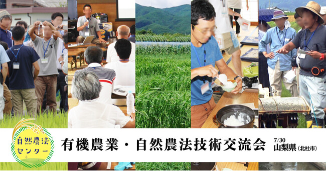 【7/30 山梨県 北杜市】有機農業・自然農法技術交流会（水稲）を開催（公益財団法人 自然農法センター主催）