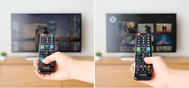 4Kボタンなど搭載、簡単設定ですぐに使える！12メーカーに対応したマルチテレビリモコンと4メーカー対応のマルチレコーダーリモコンを新発売