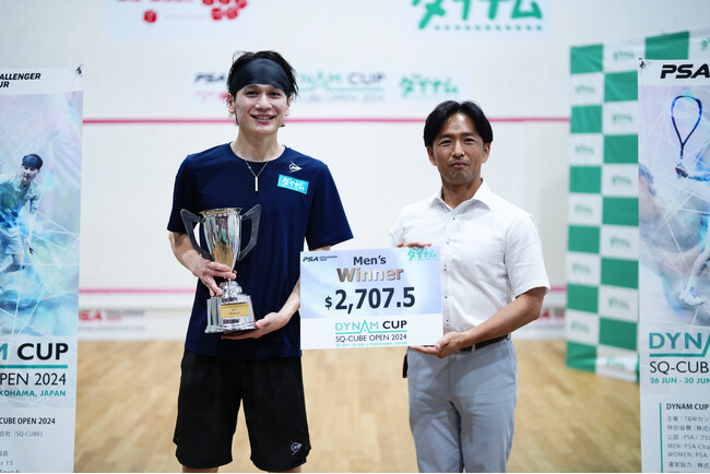 スカッシュダイナムCUP PSA SQ-CUBE OPEN 2024　開催結果
