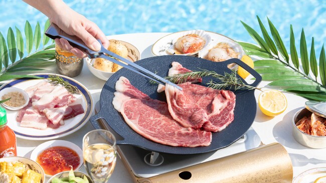 【グランドプリンスホテル新高輪】都会のオアシス「ダイヤモンドプール」で過ごす癒やしの夏のひととき 手ぶらで気軽に楽しむバーベキュービアガーデンを開催