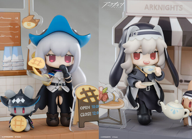 『アークナイツ』より、「スカジ」「スペクター」が、デザートはいかがですか？ミニシリーズのフィギュアで登場。