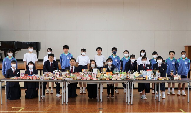 生徒たち自らSDGsの学びを実践　フードドライブ寄贈式　7月10日（水）〔群馬〕
