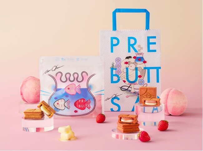 「Pake」と「PRESS BUTTER SAND」がコラボ！夏を感じる金魚鉢デザインの「バターサンド3種セット〈Pake(R)パッケージ〉」2024年7月1日（月）より期間限定で販売