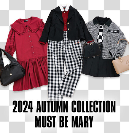 マリークヮント2024年オータムコレクションが登場。『MUST BE MARY』をテーマに、ブランドアイコンのデイジーがマッチするマニッシュなスタイリングを提案。