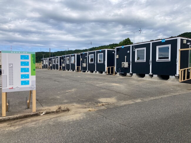 能登半島地震支援、日本ムービングハウス協会が中能登町の仮設住宅二期工事と珠洲市、能登町の酪農家用の仮設住宅工事を完了