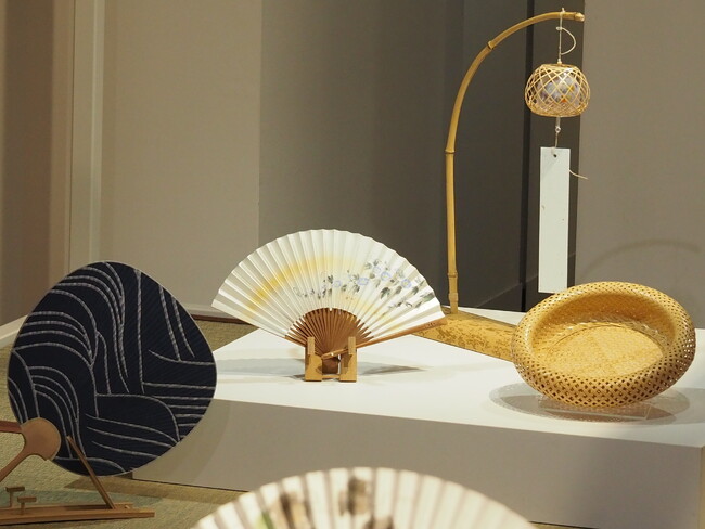 京都伝統産業ミュージアムにて、夏の工芸品を特集する展示「なついろ～涼を感じて～」を開催中！