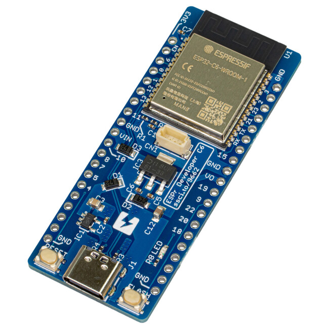 スイッチサイエンス、Espressif Systems社ESP32-C6-WROOM-1搭載開発ボード「ESPr(R) Developer C6」を2024年7月3日より販売開始
