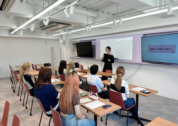 K Village 韓国語、福岡ベルエポック美容専門学校のオープンキャンパスに韓国コンテンツとして参加！