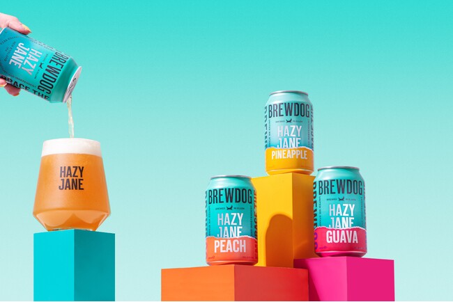 世界で人気のクラフトビールBREWDOGが新たな仲間を迎える！「ヘイジージェーン ピーチ」「ヘイジージェーン パイナップル」が日本初上陸！昨年好評の「ヘイジージェーン グアヴァ」は再発売！