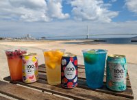 【BBQ&Co】神戸の富永貿易と地域連携で実現！「100%カジューハイ」×絶景BBQ！明石市大蔵海岸のBBQ場「ZAZAZA」で、7月1日から特製カクテル提供開始