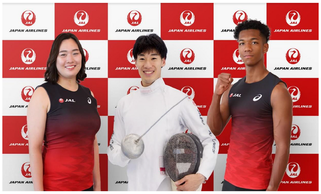 JALアスリート社員3名がパリ2024オリンピック日本代表選手に決定