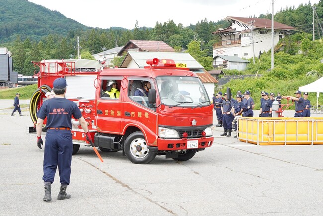【岐阜県飛騨市】消防団員の負担軽減を！実践的な消防訓練に特化した新たな訓練会の開催