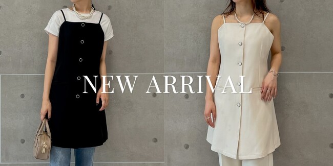 【Re:EDIT（リエディ）】あの大人気センタープレスパンツとセットアップも可能！モード＆エレガントに着こなせるキャミチュニックが新発売