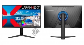 JAPANNEXTが31.5インチ IPSパネル採用 昇降式多機能スタンド搭載の4K液晶モニターをAmazon限定 43,980円で7月5日(金)に発売 JAPANNEXTが31.5インチ IPSパネル採用 昇降式多機能スタンド搭載の4K液晶モニターをAmazon限定 43,980円で7月5日(金)に発売
