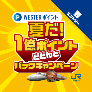 ＼夏だ！／1億ポイントどどんとバックキャンペーン