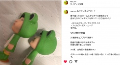 3ＤホームスタジオPR第63弾！2024年7月6日「コスメ等を自腹購入している美容垢のnao_vnさまと元気にカエル姿でコラボ」致しました。