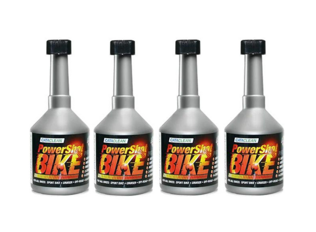 次世代ガソリン添加剤 CATACLEAN（キャタクリーン）パワーショットバイク 4本セットの取扱を開始【整備機器の補助金活用もサポート】