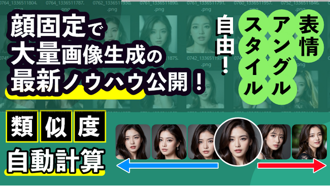 AIが顔の類似度を判定し、同一人物の画像を自動選別 - Stable Diffusion向け拡張機能「Similarity Sifter」をリリース