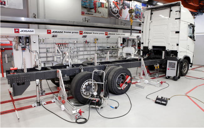 バンザイ 大型車用フレーム修正機（JOSAMシステム） BANZAIの取扱を開始【整備機器の補助金活用もサポート】
