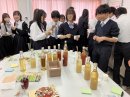 「ベジ氷」用シロップ試飲会の様子 「ベジ氷」用シロップ試飲会の様子