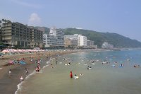 【2024年夏/東伊豆】朝日と花火が昇る海水浴場開放!