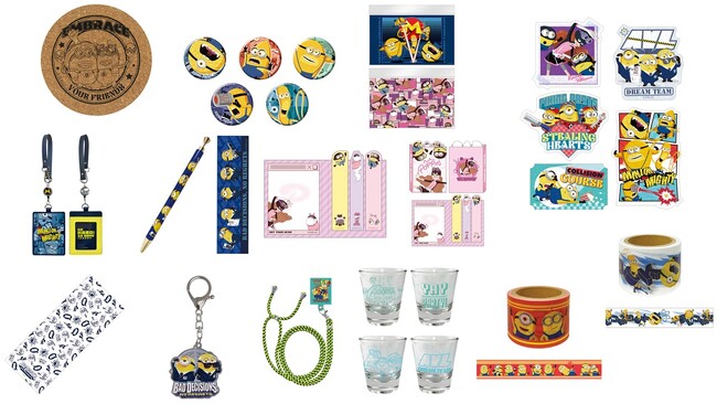 映画『怪盗グルーのミニオン超変身』オリジナル商品7月19日（金）よりイオンシネマで限定販売