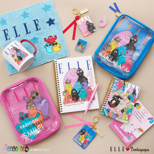 『BARBAPAPA』とフランス生まれのライフスタイルブランド『ELLE』がスペシャルコラボレーション！PLAZAでしか手に入らない限定アイテムを要チェック！