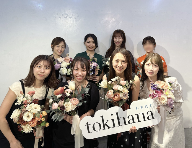 LINEでできる式場探し「トキハナ」花嫁準備プログラム第5弾として、ARCHDAYS編集長 井上絢香さんによる【アーティフィシャルフラワーブーケDIY体験】を開催！