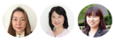 左から 後藤 美知子 氏、堤 香苗、小尾 和美