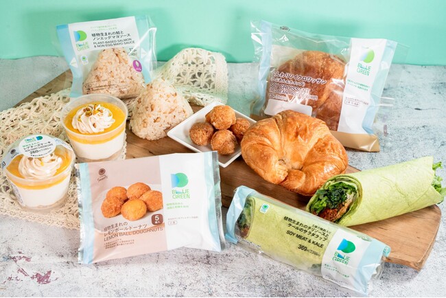 おいしい植物性由来。「ブルーグリーンプロジェクト」より新商品5種類を発売！～夏らしいレモンの味わいが楽しめるドーナツやチーズケーキが登場～