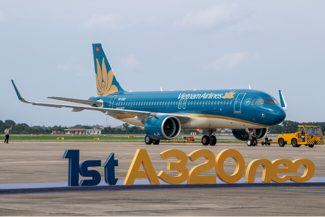 ベトナム航空、初のエアバスA320neoを新規受領