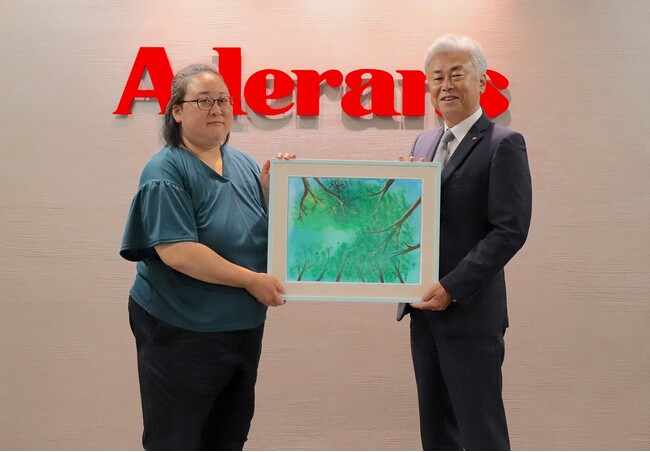 「2023パラアート TOKYO　第10回国際交流展」にて　「アデランス賞」受賞作品を本社で展示開始