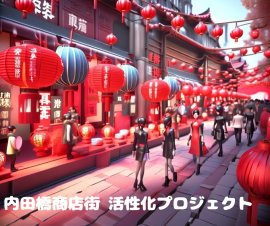 未来の内田橋夜市 未来の内田橋夜市