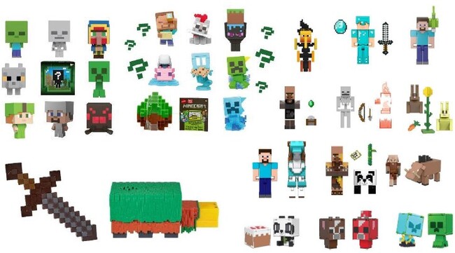世界的大人気ゲーム『マインクラフト』『マインクラフト ベーシックフィギュア』や『超展開フィギュア』など全3商品2024年6月下旬から順次発売