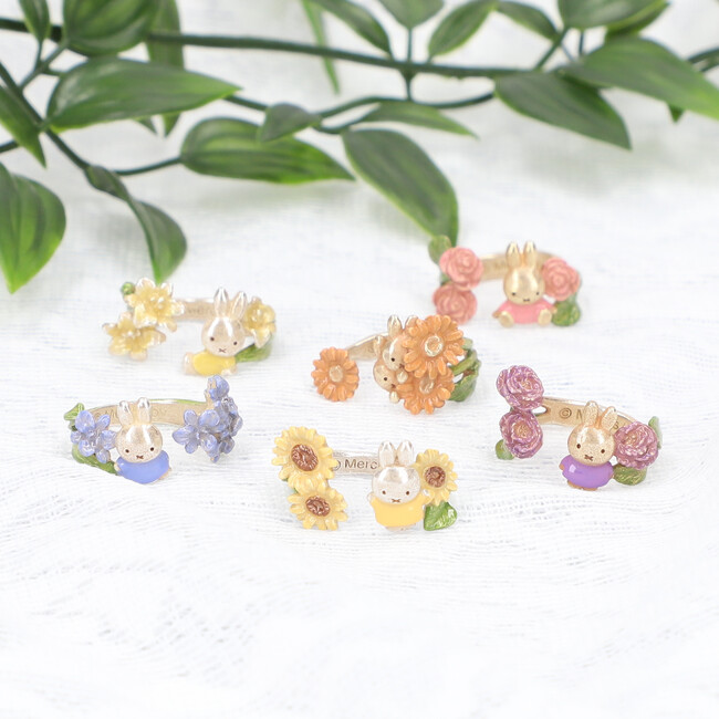ミッフィーのお花屋さん「フラワーミッフィー」より大人気発売中！12か月の誕生花とミッフィーのデザインとアクセサリーブランド「Palnart Poc」とのコラボリングの7月以降のラインアップを公開！