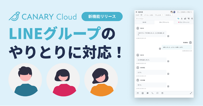 不動産業務特化型SaaS「カナリークラウド」、顧客とのコミュニケーション機能を強化し、「LINEグループ」に対応開始