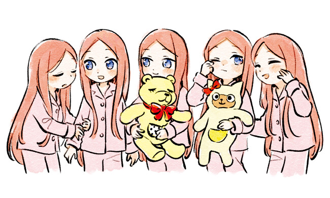 『五等分の花嫁』初の公式絵本『いつつごちゃんと　パンケーキ』発売決定！　中野家の五つ子の、原作よりも小さかった頃の思い出話が絵本になります！