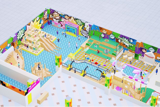 愛知県岡崎市「エルエルTOWN」内のファミリーアミューズメント施設「NICOPA & nico ground 岡崎店」が7月13日（土）にリニューアルオープン