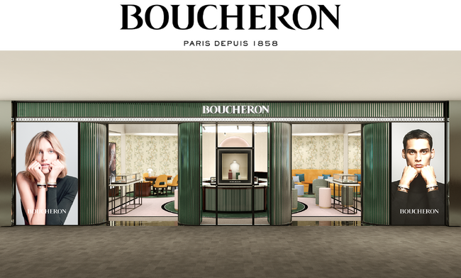 空港免税店初 成田空港第2ターミナル出国後エリアにハイジュエリーメゾン「ブシュロン」ブティックがオープン！