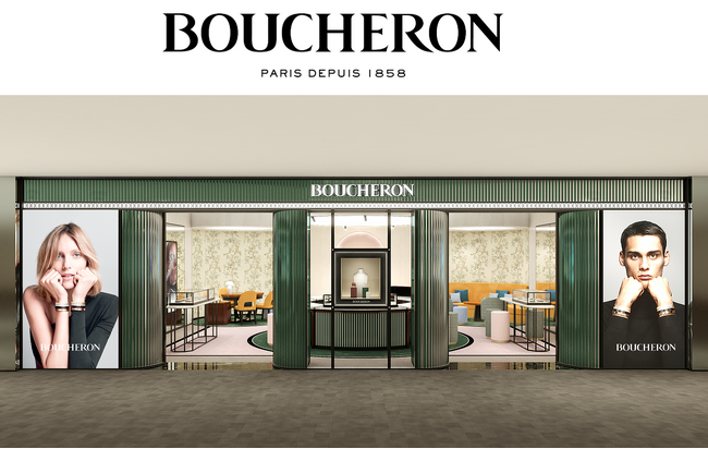 空港初出店 ハイジュエリーメゾンの「ブシュロン」が第2ターミナル（出国手続き後エリア）にオープン