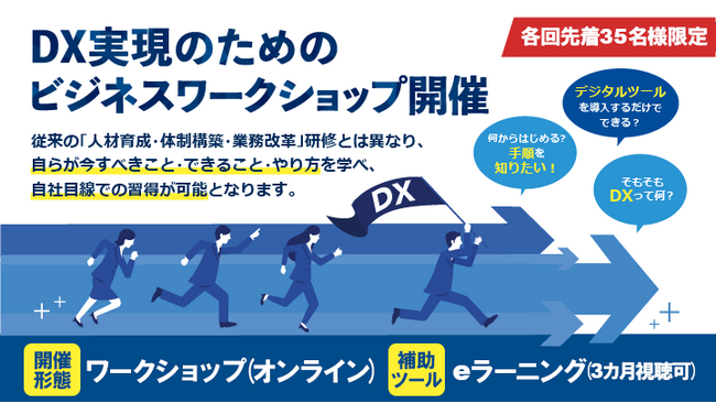 【ユーザ協会：協会会員無料】DXワークショップ開催案内（2024年度3回開催）