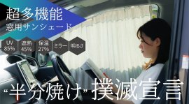 1年中悩まされる強烈な西日による日焼けを解決するために開発 1年中悩まされる強烈な西日による日焼けを解決するために開発